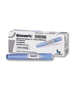 Ozempic medication sold at Calpe Pharmacy on Main Street, Gibraltar. Farmacia Gibraltar.
