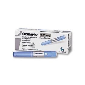 Ozempic medication sold at Calpe Pharmacy on Main Street, Gibraltar. Farmacia Gibraltar.